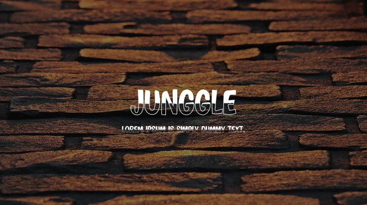 JUNGGLE Font