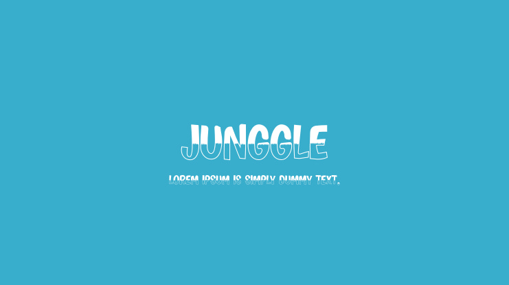 JUNGGLE Font