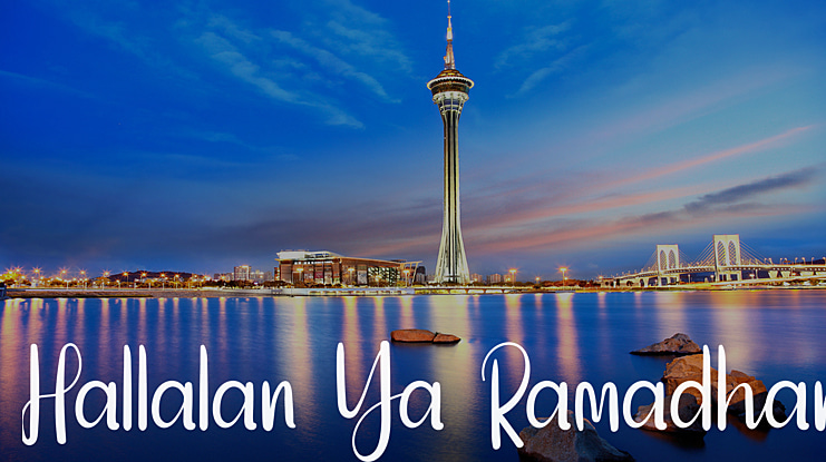 Hallalan Ya Ramadhan Font