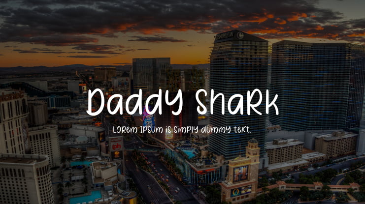 Daddy Shark Font