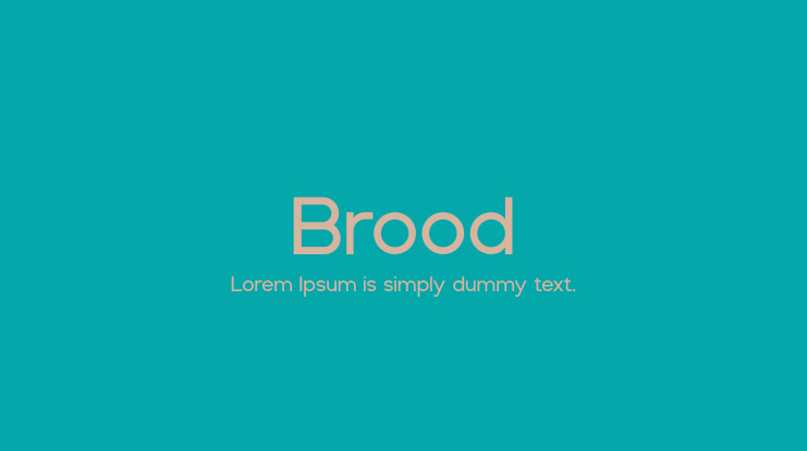 Brood Font