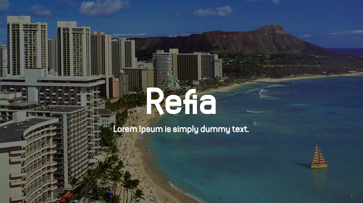 Refia Font Family
