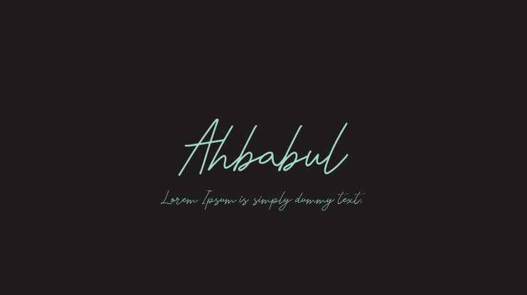 Ahbabul Font