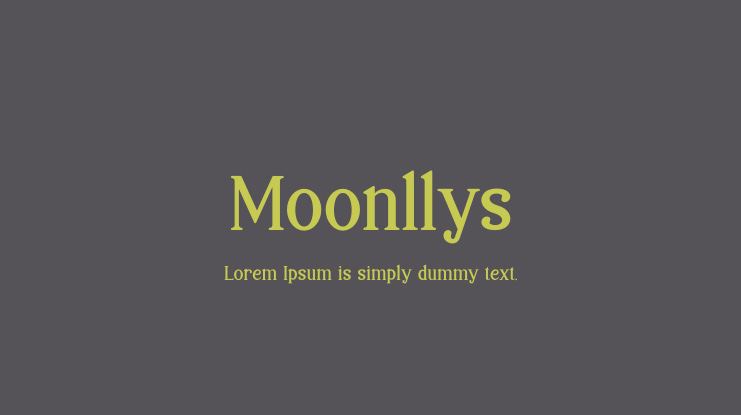 Moonllys Font
