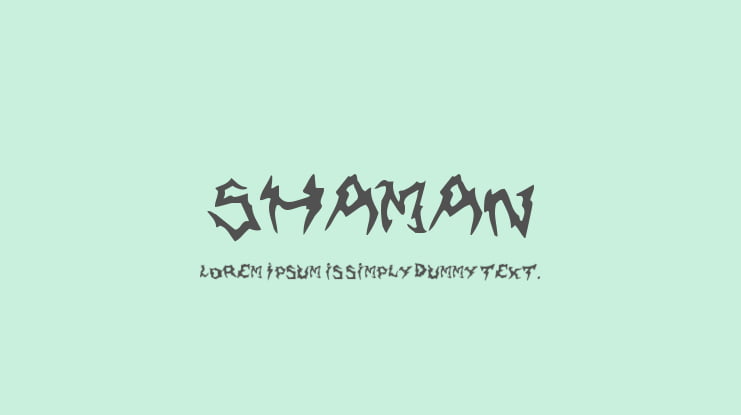 Shaman Font