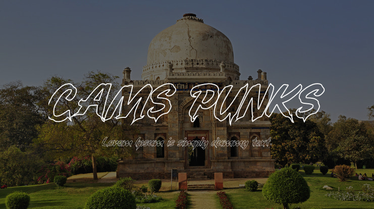 CAMS PUNKS Font