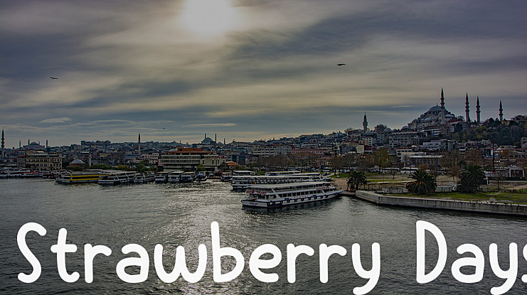 Strawberry Days Font
