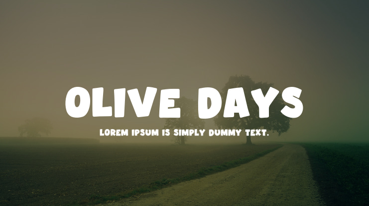 Olive Days Font