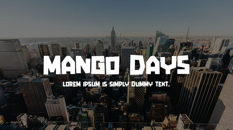 Mango Days Font