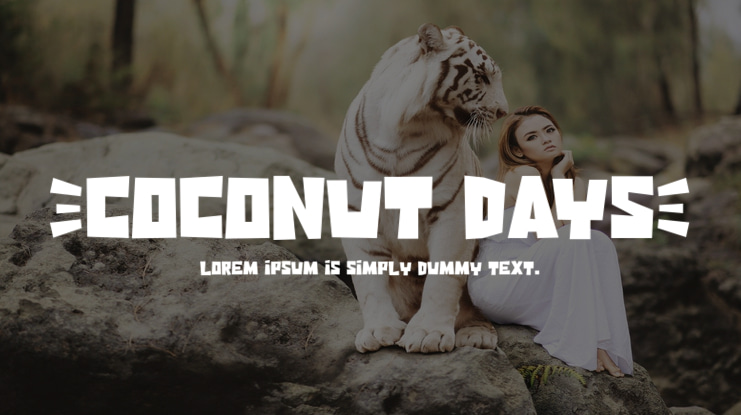Coconut Days Font