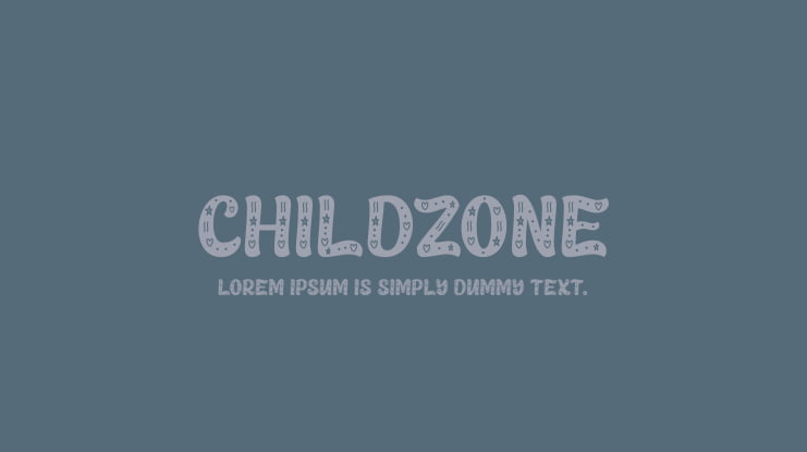 Childzone Font