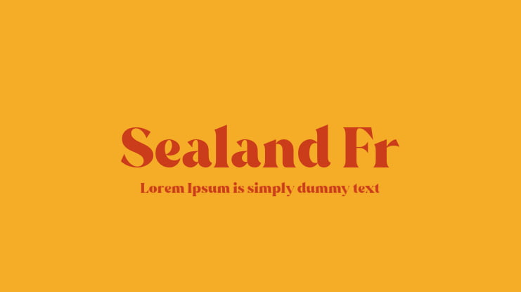 Sealand Fr Font
