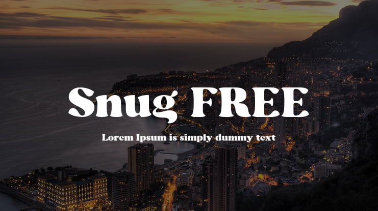 Snug FREE Font