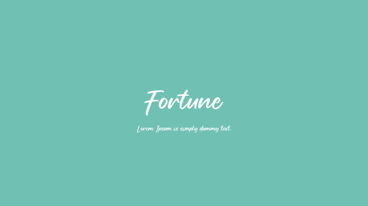 Fortune Font