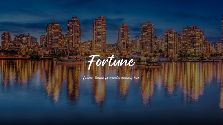 Fortune Font
