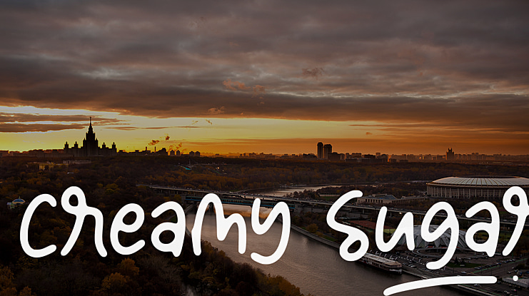 Creamy Sugar Font