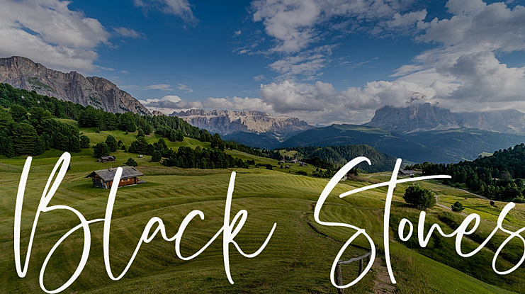 Black Stones Font