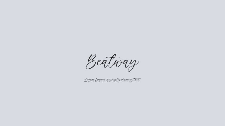 Beatway Font