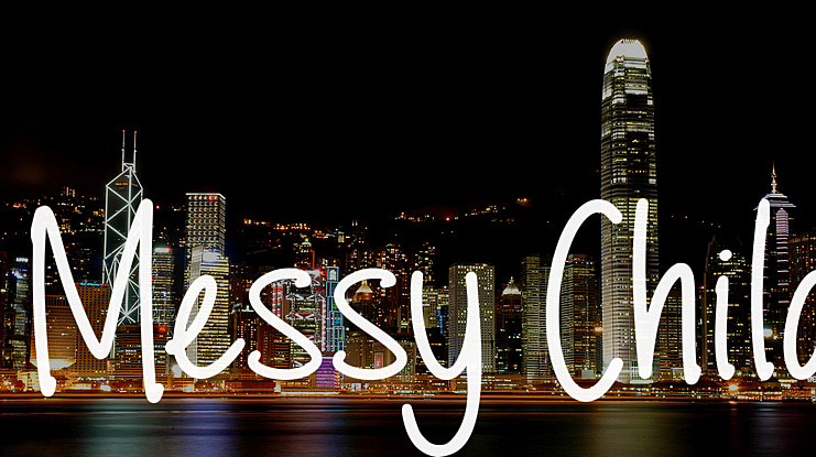 Messy Child Font