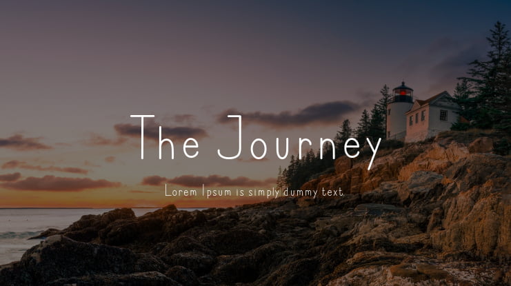 The Journey Font