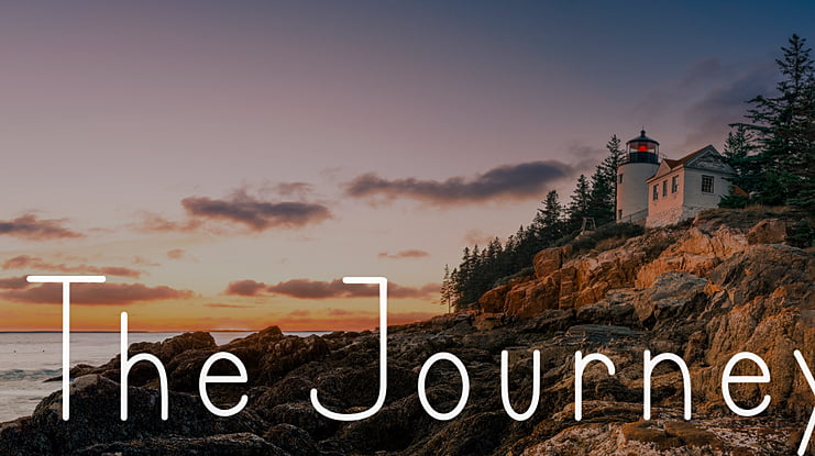 The Journey Font