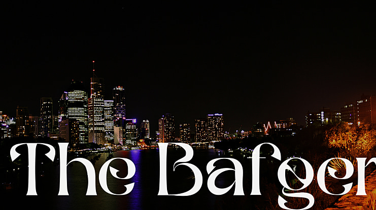 The Bafger Font