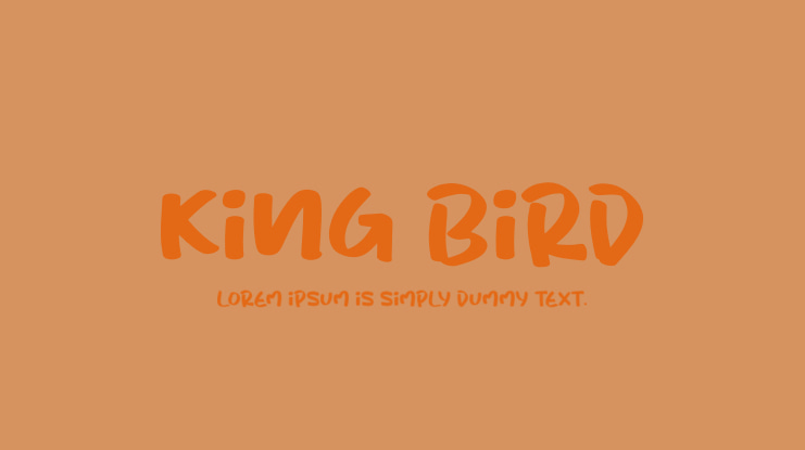 King Bird Font