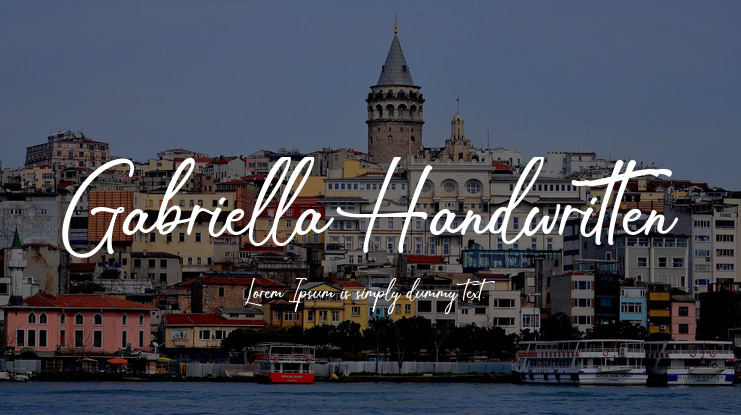 Gabriella Handwritten Font