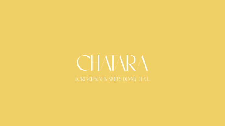 Chatara Font