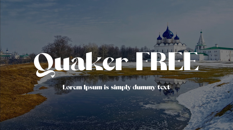 Quaker FREE Font