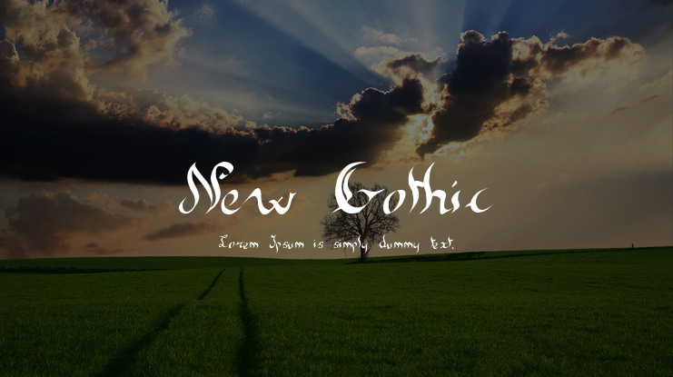 New Gothic Font