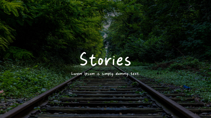 Stories Font