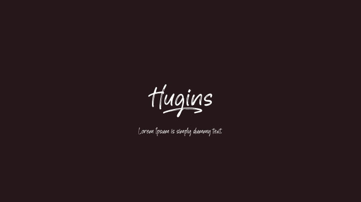 Hugins Font