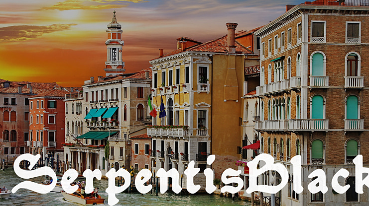 Serpentis Black Font