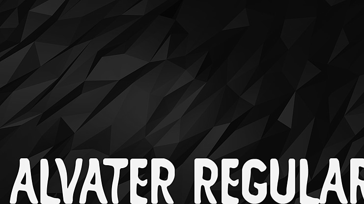 ALVATER Font Family