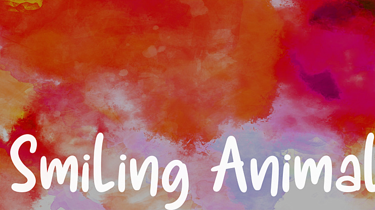 Smiling Animal Font