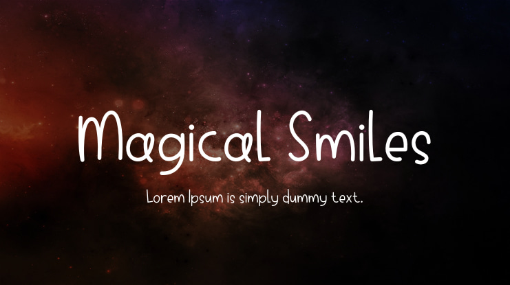 Magical Smiles Font