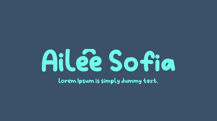 Ailee Sofia Font