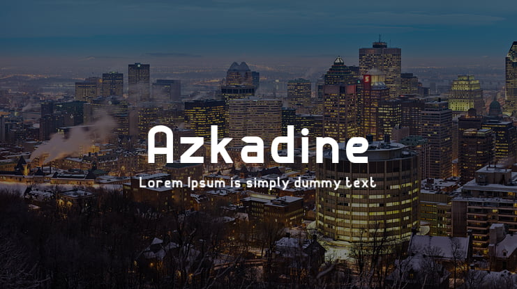 Azkadine Font