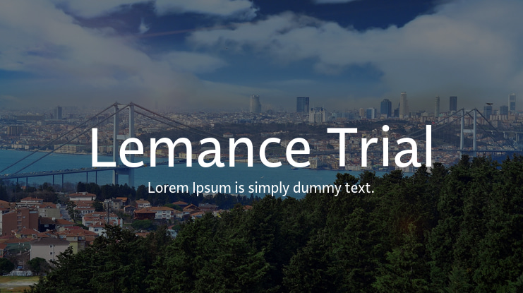 Lemance Trial Font Family