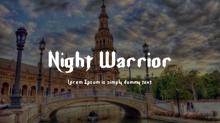 Night Warrior Font
