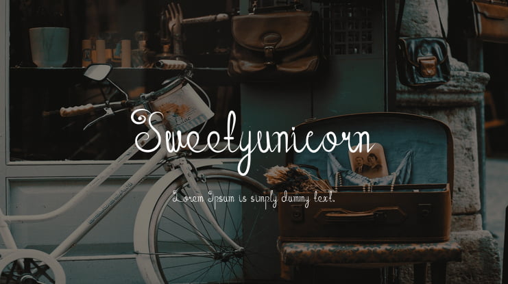 Sweetyunicorn Font