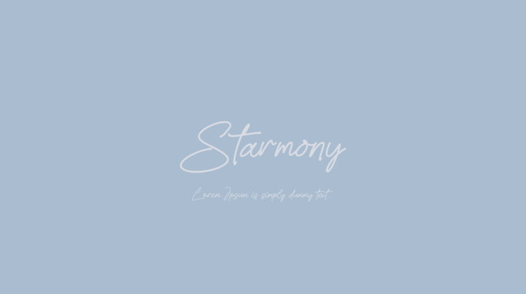 Starmony Font