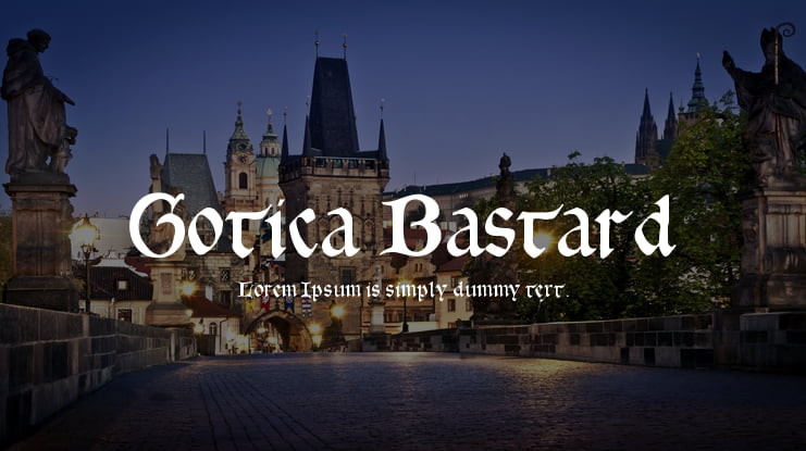 Gotica Bastard Font