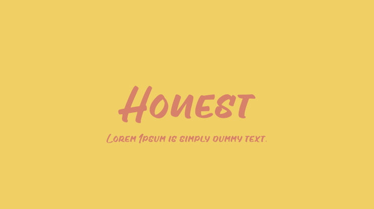 Honest Font