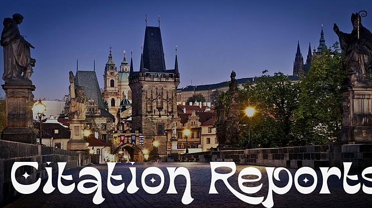 Citation Reports Font