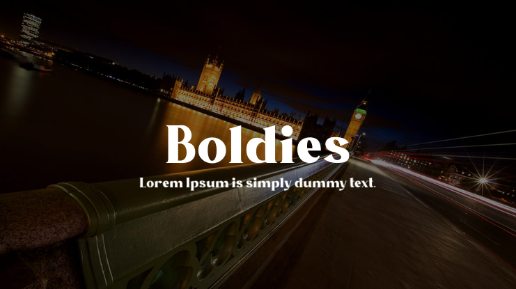 Boldies Font