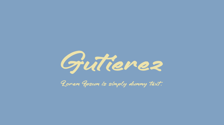 Gutierez Font