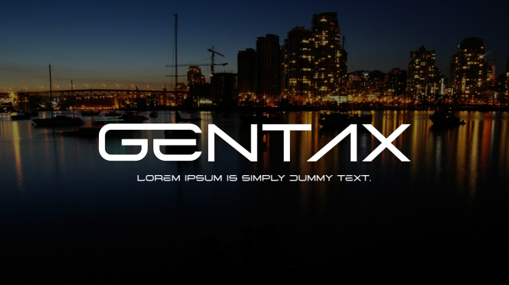 Gentax Font