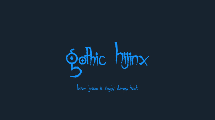 Gothic Hijinx Font